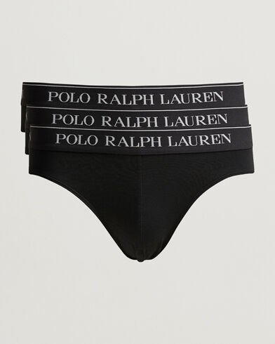 Polo Ralph Lauren 3-Pack Low Rise Brief Black
