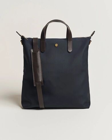 Mismo M/S Canvas Shopper Navy/Dark Brown