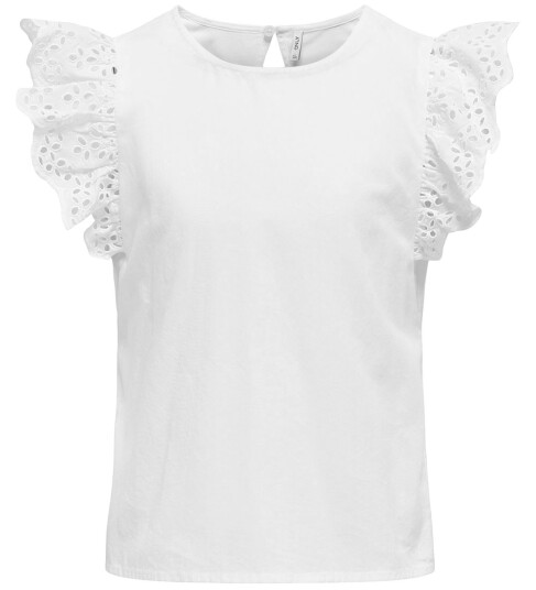 kids ONLY Cloud Dancer Koglou Life S/l Emb Top Wvn 158