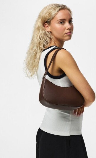 Pieces Pcaluana Shoulder Bag Noos Wb Pu   Brown   ONE SIZE