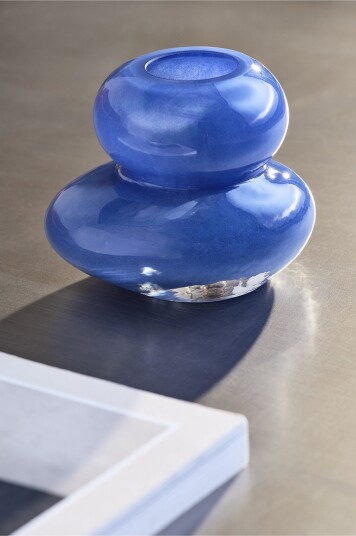 Jotex Vase Høyde 10.5 Cm Blå BULB 2288176010