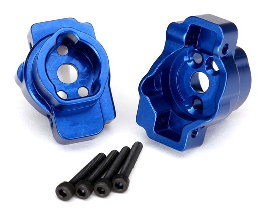 Traxxas TRX-8256X Portal Drive Axle Mount Rear Alu Blue Traxxas TRX-8256X Portal Drive Axle Mount Rear Alu Blue
