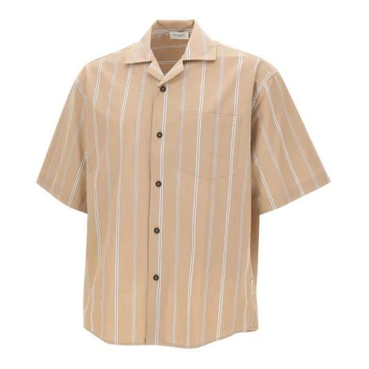 Paolo Pecora, Herre, Skjorter, Beige, L, Paolo Pecora, Herre, Skjorter, Beige, L,