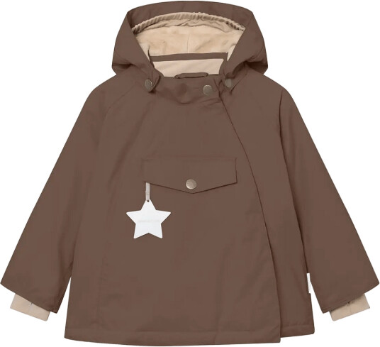 MINI A TURE Matwang Fleece Lined Winter Jacket. Grs   Brown   80
