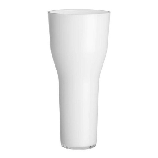 iittala Solare høy vase 12x26 cm hvit iittala Solare høy vase 12x26 cm hvit