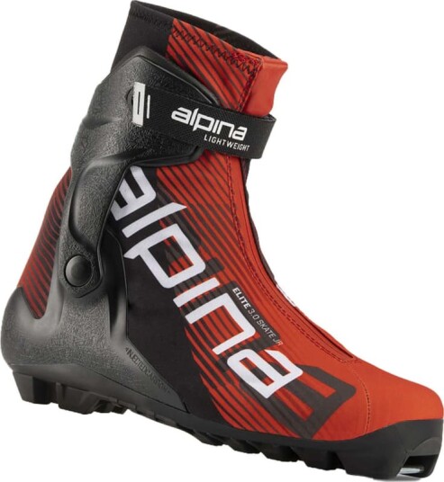 Alpina Juniors' Elite 3.0 Skate 41, Red/Black