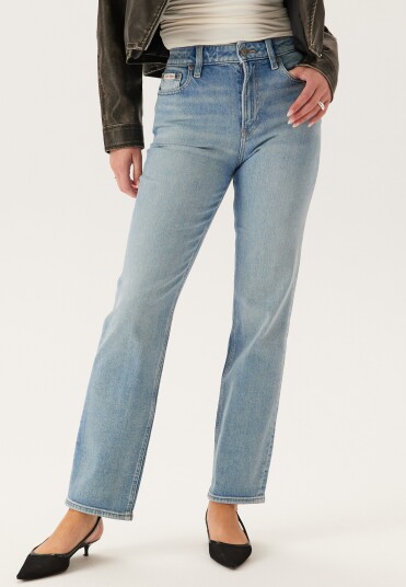 Calvin Klein Jeans High Rise Straight Lt Cape Blue 29 x 32