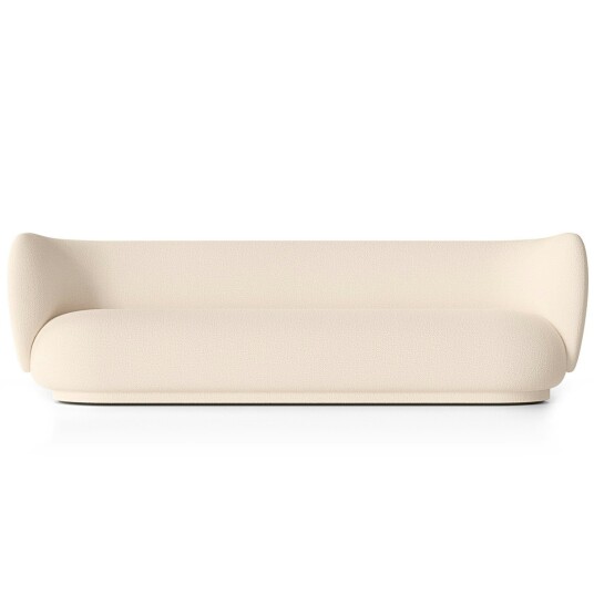 Ferm Living Rico Wool Boucle 4 Seter Sofa Off white