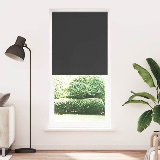 vidaXL Rullegardin Blackout 100 x 230 cm Svart