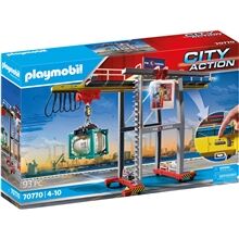 Playmobil 70770 Playmobil Cargo Lastekran med Container