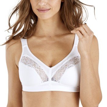 Swegmork BH Fairtrode Soft Bra Hvit okologisk bomull B 105 Dame