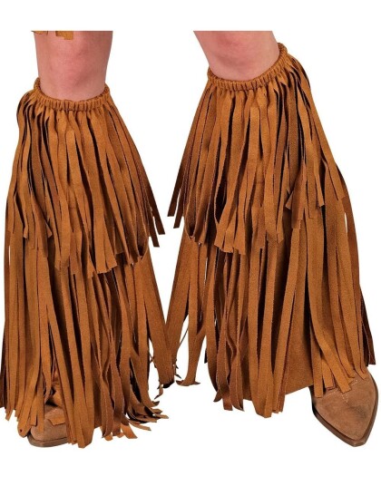 Frynsete Brune Skoovertrekk Frynsete Brune Skoovertrekk