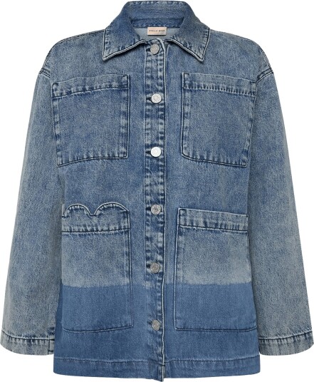 Stella Nova Dip Dye Denim Shirt DENIM BLUE 34 Stella Nova Dip Dye Denim Shirt DENIM BLUE 34