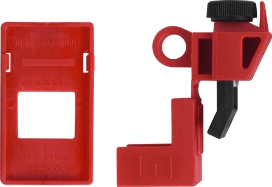 Abus E201 Låseanordning 70 X 26 X 7 mm, Rød