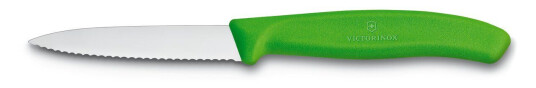 Victorinox Swiss Classic grønnsaks- og skrellekniv tagget 8 cm Grønn