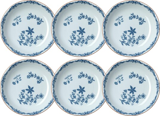 Ostindia Dyp Tallerken 22 cm 6 pk