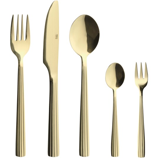 Aida Raw bestikksett 60 stk, champagne-gull Aida Raw bestikksett 60 stk, champagne-gull