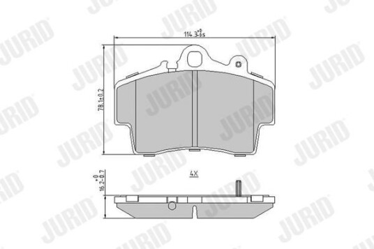 Bremseklosser JURID 573043J