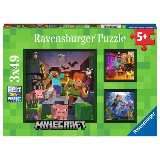 Ravensburger Minecraft Biomes 3x49p