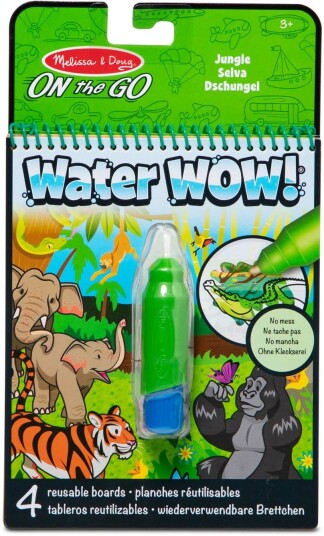 Melissa &  Doug Water Wow! Fargeleggingsbok Jungel