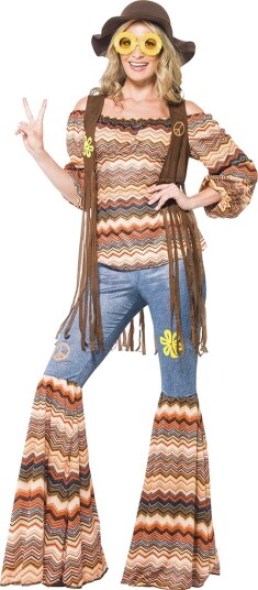 Smiffys Harmony Hippie, Large