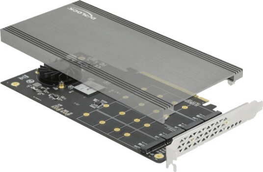 Delock PCIe x16 Quad M.2 NVMe 89044