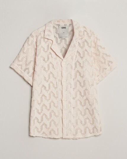 OAS Atlas Cuba Crochet Shirt Off White