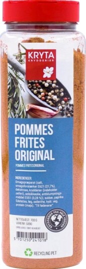 Pommes Friteskrydderi 700 g Pommes Friteskrydderi 700 g