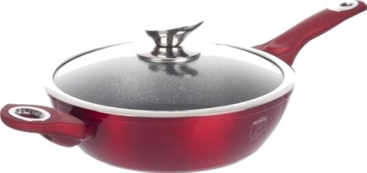 Granittstekepanne 32Cm Berlinger Haus Rød Metallic Line Bh 1261