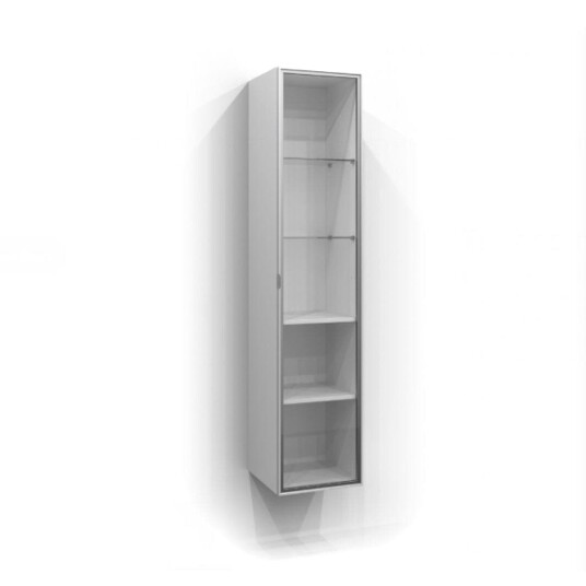 Svedbergs Dør til høyskap Vitrine 35x160 cm Alu Matt/Klart Glass Svedbergs Dør til høyskap Vitrine 35x160 cm Alu Matt/Klart Glass