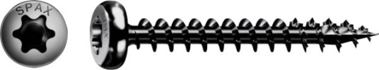Spax Universalskruer T20 Halvrundt Hode Blax 0201040400303 4 X 30 Mm 200 Stk