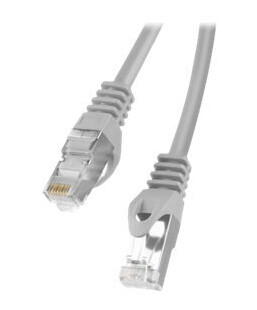 Lanberg Koblingskabel Rj-45 Hann Til Rj-45 Hann 1.5 M Foliebelagt Uskjermet Tvinnet Kabelpar F/Utp Cat 6 Flertrådet Formstøpt Uten Hindringer Ral 7035 Grå