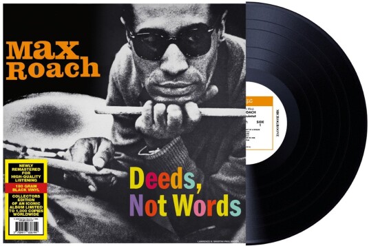 Max Roach Deeds Not Words Uk Vinyl