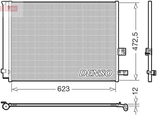 Kondensator, klimaanlegg DENSO DCN05112