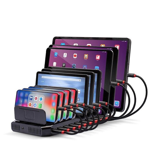 LINDY USB Charging Station. 10x 1.8A. Black  Factory Sealed