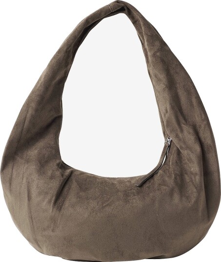 Gina Tricot Vesken Fake Suede Circle Bag Brun Gina Tricot Vesken Fake Suede Circle Bag Brun