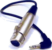 Hosa XVM105 XLRF-stereo minijack