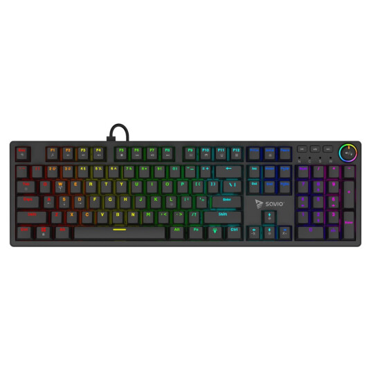 Savio STYX Mekanisk Tastatur RGB Hot Swap Outemu Red
