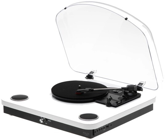 Adler AD 1914 Platespiller med USB og Bluetooth - Hvit