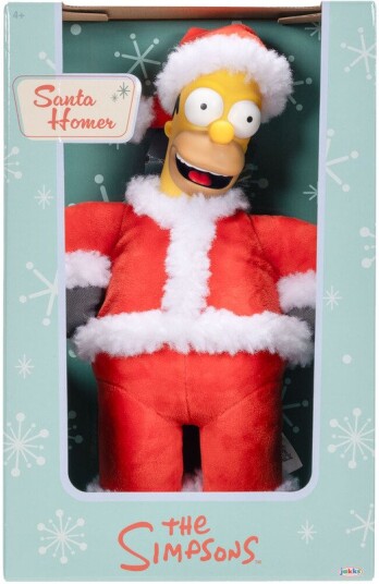 Simpsons  Santa Homer Roto Plush