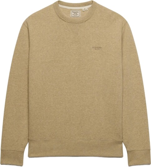 Superdry Essential Stacked Logo Crew Beige M