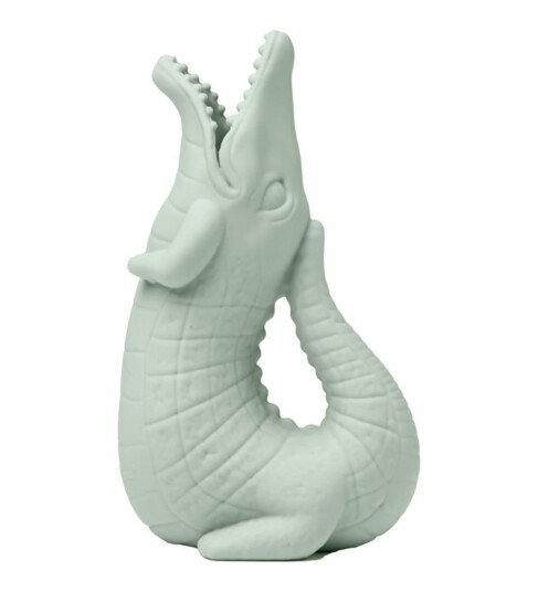 Scrunch Crocodile Jug Sage Green