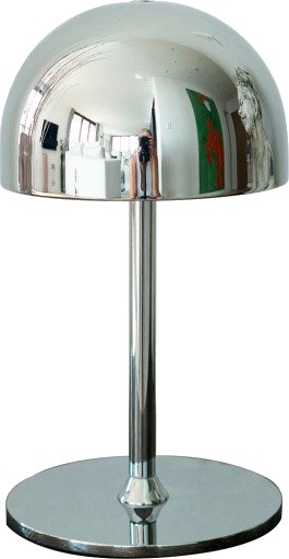 Sirius Tim oppladbar bordlampe krom 22 cm