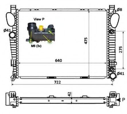 Radiator NRF 58366
