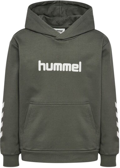 Hummel Hmljr Logo hettegenser til barn, Castor Gray (104) 104