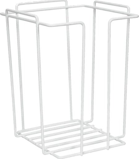 Vaskeklutstativ 23X23x29,5Cm Metallhvitt For Skumvaskekluter Vaskeklutstativ 23X23x29,5Cm Metallhvitt For Skumvaskekluter