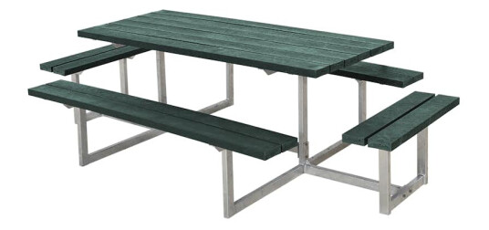 Piknikbord PLUS Basic med Påbygg 260 cm ReTex Piknikbord PLUS Basic med Påbygg 260 cm ReTex