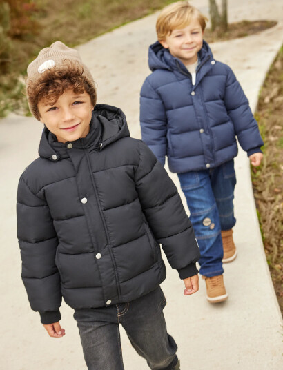 Minymo Quilted Jacket Solid Black 134