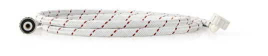 Nedis Nylon Inlet Hose | 3/4'' | 3/4'' | 10 Bar | 90 °C | 1.50 m | Bruksområde: Dish / Washing Machine | Nylon | Hvit / Rød