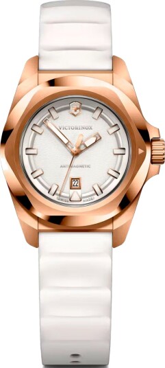 Victorinox INOX Small 242037 Dame 32 mm Analog Kvarts urverk Safirglass Victorinox INOX Small 242037 Dame 32 mm Analog Kvarts urverk Safirglass